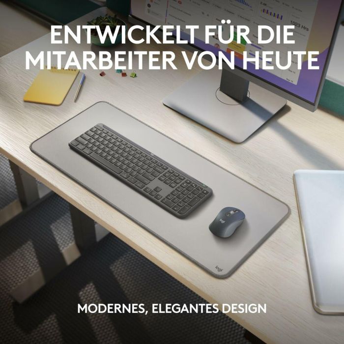 Logitech MK950 Combo Signature Slim Inalámbrico Teclado y Ratón QWERTZ Alemán Grafito RF Wireless + Bluetooth 10