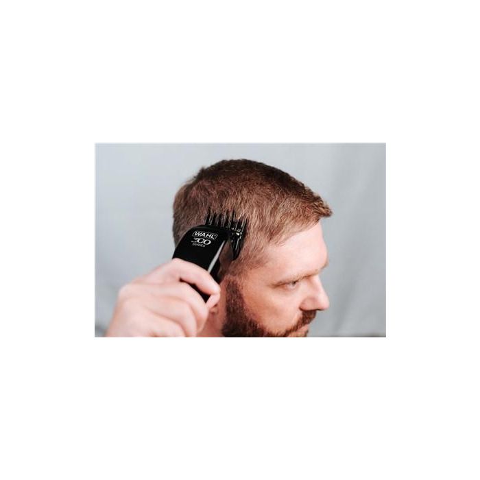 Wahl 20602-0460 Cortapelos con y sin Cable + Cortabarbas Home Pro 300 Recargable 120 min Autonomía Cuchillas Extraíbles 3