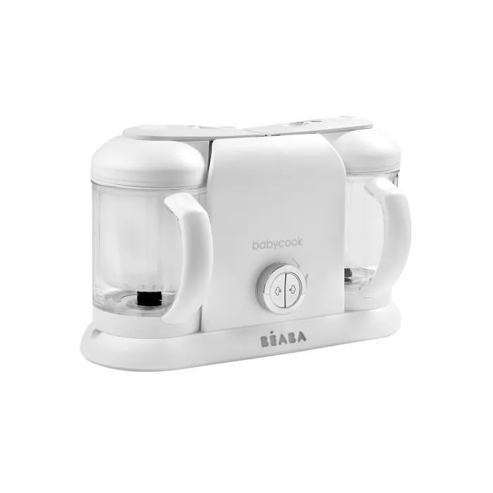Beaba Babycook Duo Robot de Cocina para Bebé 4 en 1 Blanco y Plata 1