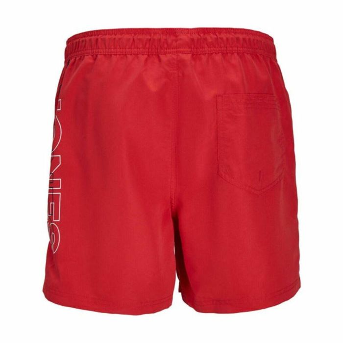 Bañador Infantil Jack & Jones Double Logo Ly Sn Mni Rojo 1