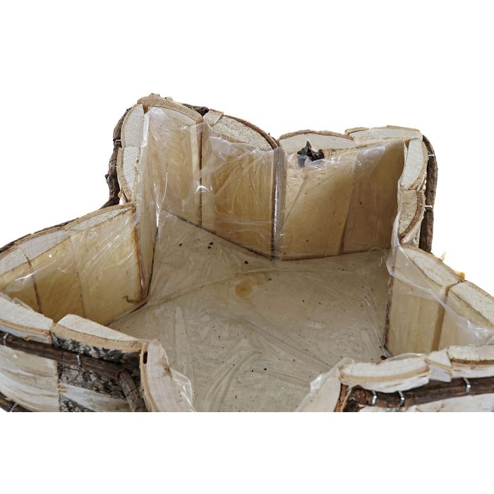 DKD Home Decor Centro de Mesa Navidad Alpina con Estrella de Abedul y Ratán Natural 27x27x10 cm (Set de 2 Unidades) 1 DKD Home Decor Centro de Mesa Navidad Alpina con Estrella de Abedul y Ratán Natural 27x27x10 cm (Set de 2 Unidades) 1