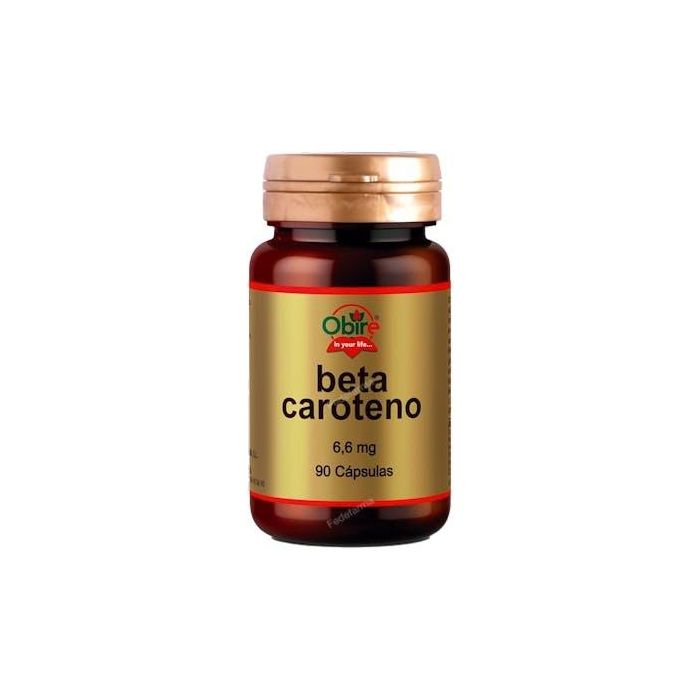 OBIRE Betacaroteno Suplemento Alimenticio 30% en Aceite de Girasol 90 Perlas