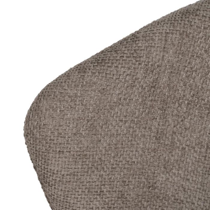 Silla Taupe Tejido-Metal Contract 52,50 X 55 X 80 cm