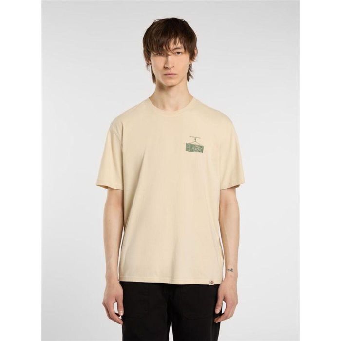 Camiseta de Manga Corta Hombre Dickies Apison Ss Beige 6-7 Años 5