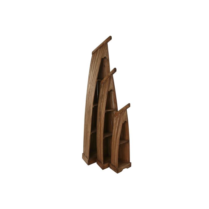 Estanteria Mediterraneo DKD Home Decor Natural 42 x 200 x 56 cm Set de 3 4 Estanteria Mediterraneo DKD Home Decor Natural 42 x 200 x 56 cm Set de 3 4