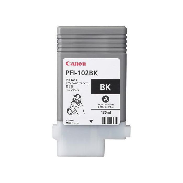 Canon Tinta Negro Lp 17-24 - Ipf 500-600-700-710-610-605-720-755 - Pfi 102Bk Canon Tinta Negro Lp 17-24 - Ipf 500-600-700-710-610-605-720-755 - Pfi 102Bk