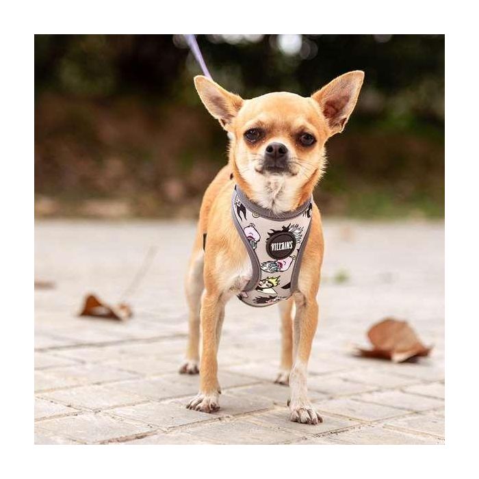 Cerdá T4M:M/L Arnés para perros Disney Villanas, Talla M-L, Gris 8