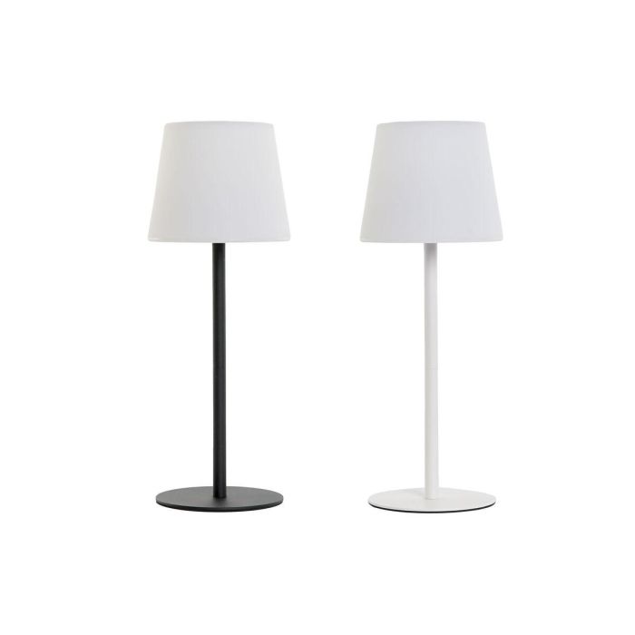 Lampara Solar Terraza Y Jardin DKD Home Decor Negro Blanco 15 x 40 x 15 cm (2 Unidades) 5 Lampara Solar Terraza Y Jardin DKD Home Decor Negro Blanco 15 x 40 x 15 cm (2 Unidades) 5