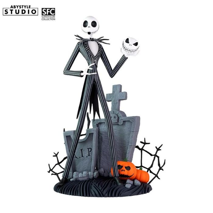 Figura Abystyle Pesadilla Antes de Navidad Jack Skellington Coleccionable Personalizable PVC 20 cm 3