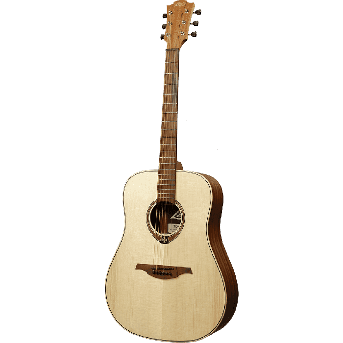 LAG Guitarra Acústica Folk Dreadnought Tramontane 70 - Natural Lag Satinado Tapa Abeto Engelmann Macizo 2