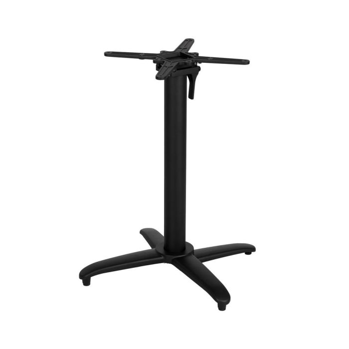 Patas para Mesa Plegable Negro Aluminio 62 X 62 X 72 cm
