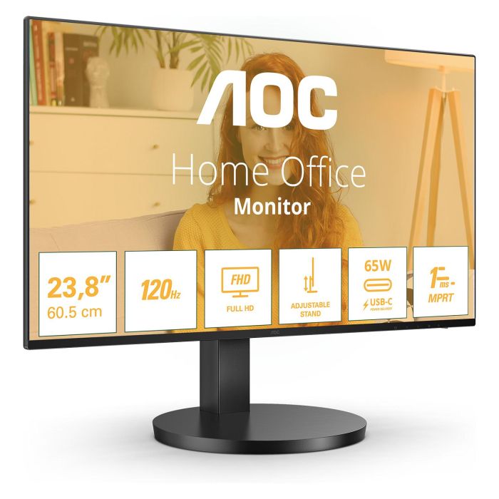 AOC Q27B3CF2 Monitor 27" QHD 2560x1440 IPS 1ms 100Hz HDMI USB-C Altavoces Negro 1