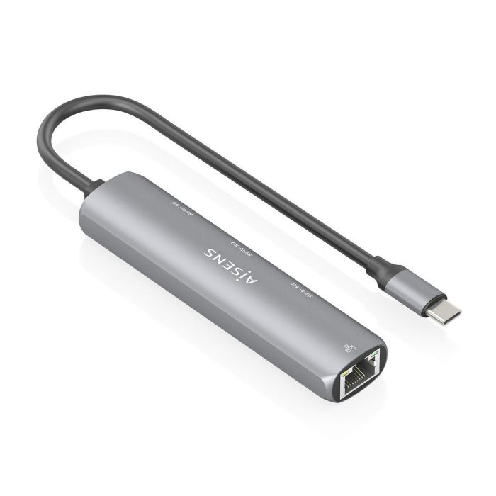 Hub USB Aisens ASUC-4P038-GR Gris 2 Hub USB Aisens ASUC-4P038-GR Gris 2