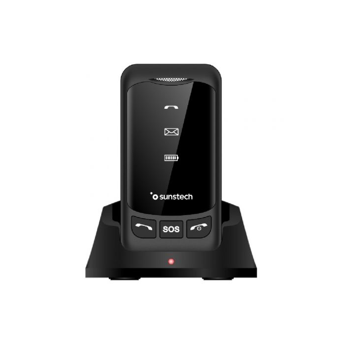 Teléfono Móvil Sunstech CELT25BK para Personas Mayores/ Negro 0 Teléfono Móvil Sunstech CELT25BK para Personas Mayores/ Negro 0
