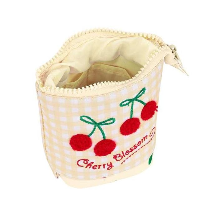 Estuche Cubilete Safta Cherry Beige (8 x 19 x 6 cm) 4 Estuche Cubilete Safta Cherry Beige (8 x 19 x 6 cm) 4