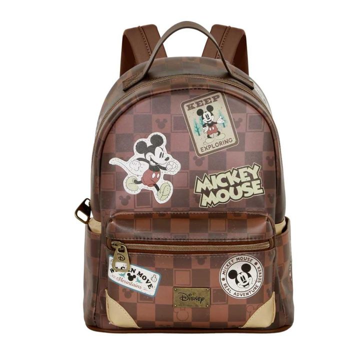 Mochila Heady Journey Disney Mickey Mouse Marrón 1