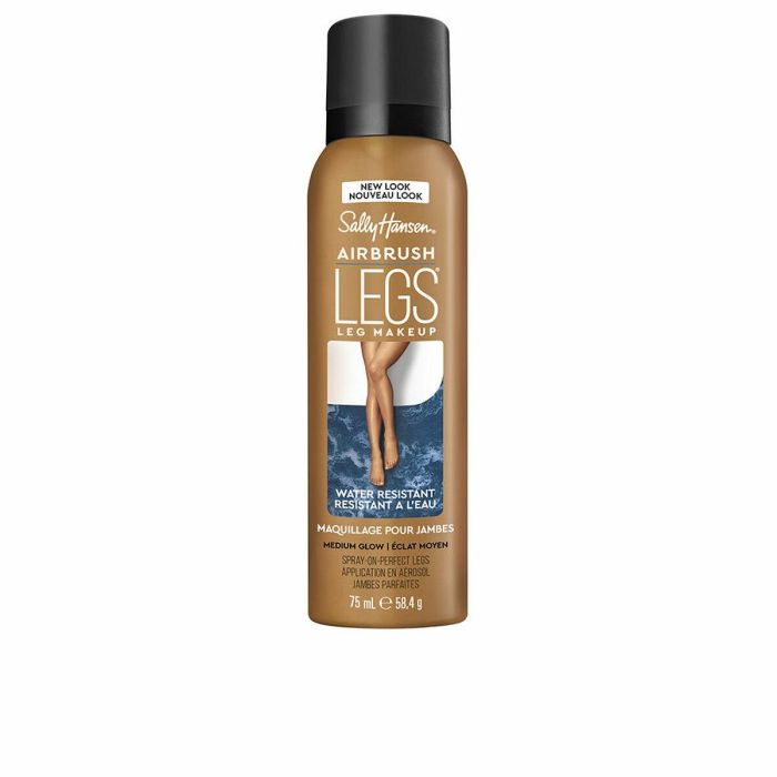 Sally Hansen #02-medium Airbrush Legs Maquillaje Spray Corporal para Piernas, Cubre Imperfecciones y Pecas, Resistente al Agua, 75 ml Sally Hansen #02-medium Airbrush Legs Maquillaje Spray Corporal para Piernas, Cubre Imperfecciones y Pecas, Resistente al Agua, 75 ml