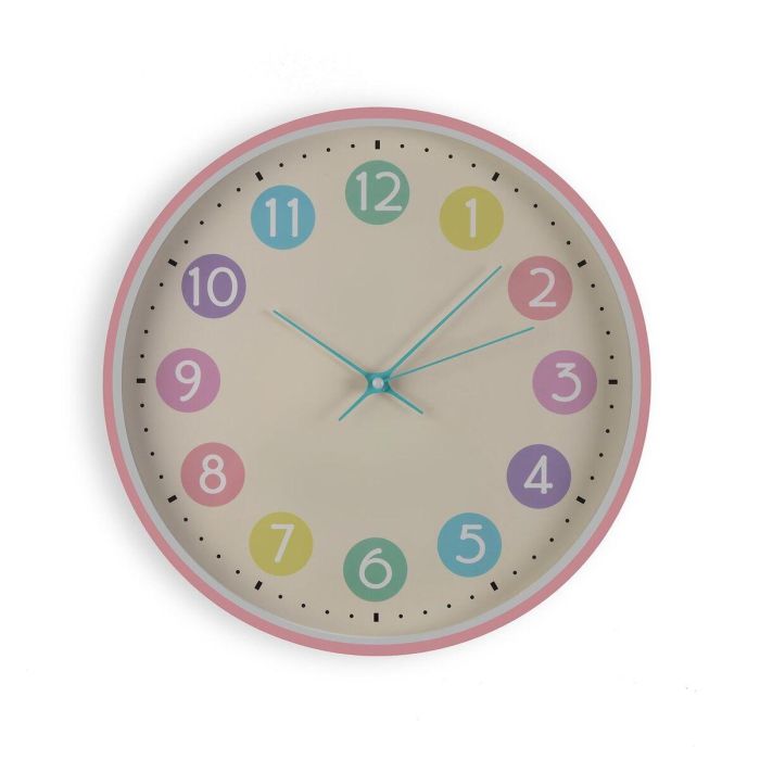 Reloj de Pared Versa Multicolor Plástico 30 x 30 x 4,5 cm