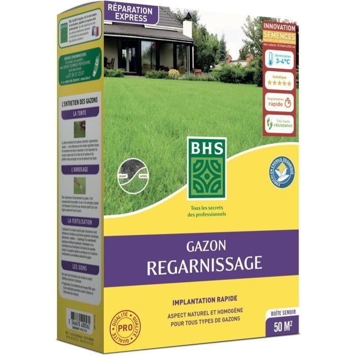 Césped - BHS - Regenerador de césped 1 kg Césped - BHS - Regenerador de césped 1 kg