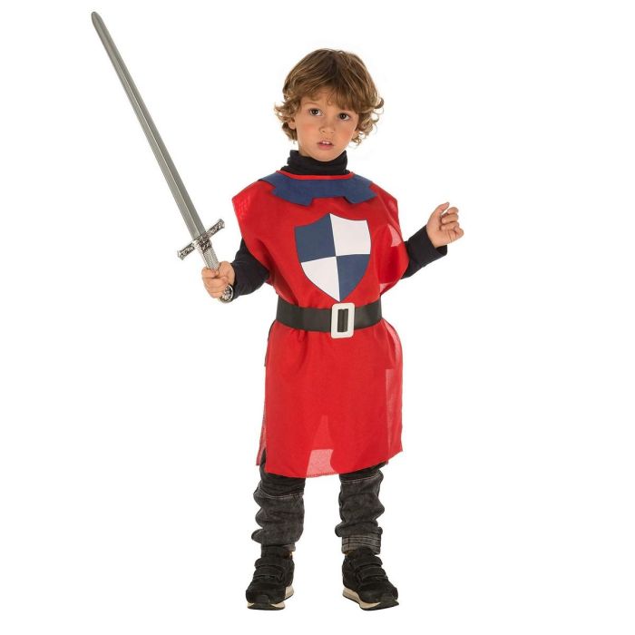 Disfraz peto medieval rojo talla 3-6 y