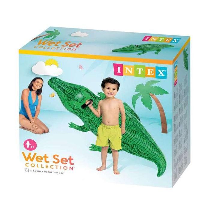 Figura hinchable cocodrilo 168x86 cm (+ 3 años) 1 Figura hinchable cocodrilo 168x86 cm (+ 3 años) 1