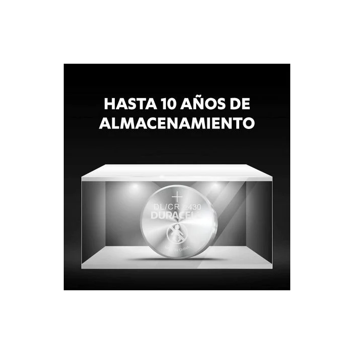 Duracell Pila Botón Litio CR2430 3V Ø24,5 x 3mm Blister 1 Unidad 2