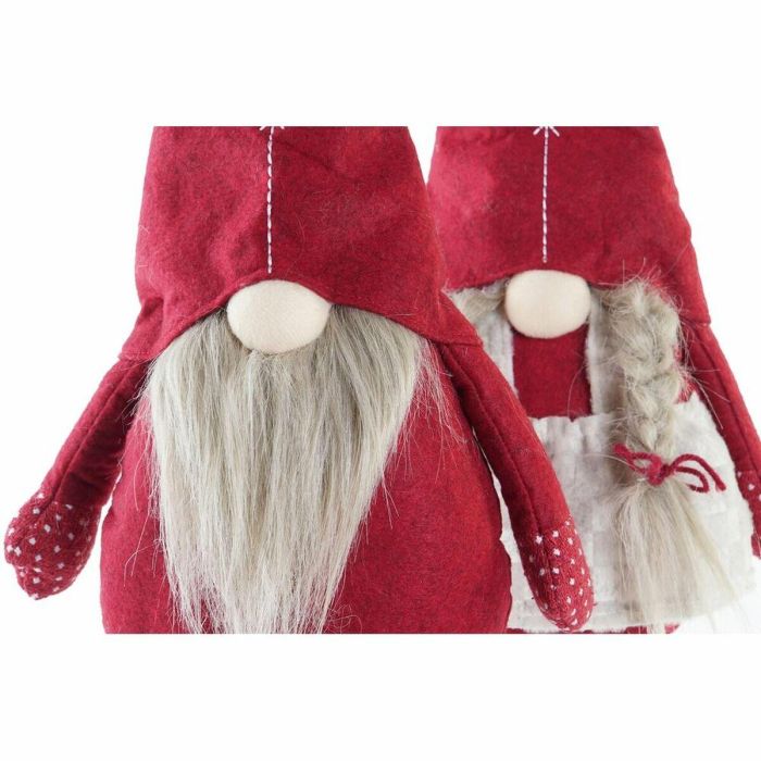 Figura Navidad Tradicional DKD Home Decor Rojo Blanco 10 x 73 x 22 cm (2 Unidades) 1 Figura Navidad Tradicional DKD Home Decor Rojo Blanco 10 x 73 x 22 cm (2 Unidades) 1