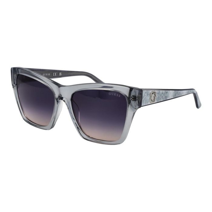 Guess GU00113 20B Gafas de Sol Cuadradas para Mujer, Montura Plástico Gris, Cristales Gris Humo Degradado 55 mm 4 Guess GU00113 20B Gafas de Sol Cuadradas para Mujer, Montura Plástico Gris, Cristales Gris Humo Degradado 55 mm 4