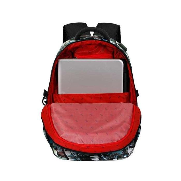 Karactermania Mochila Avengers Run. Plus Fan React 44x34x21 cm, 3 compartimentos, bolsillo para portátil, material Ripstop 8 Karactermania Mochila Avengers Run. Plus Fan React 44x34x21 cm, 3 compartimentos, bolsillo para portátil, material Ripstop 8
