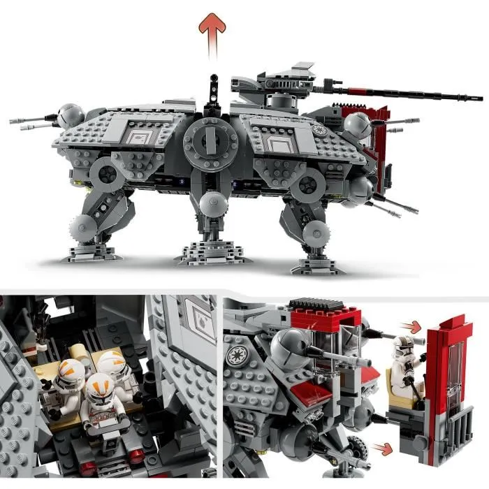 LEGO Star Wars AT-TE Walker 75337 Juego de Construcción para Niños de 9 Años con 1082 Piezas 2 LEGO Star Wars AT-TE Walker 75337 Juego de Construcción para Niños de 9 Años con 1082 Piezas 2