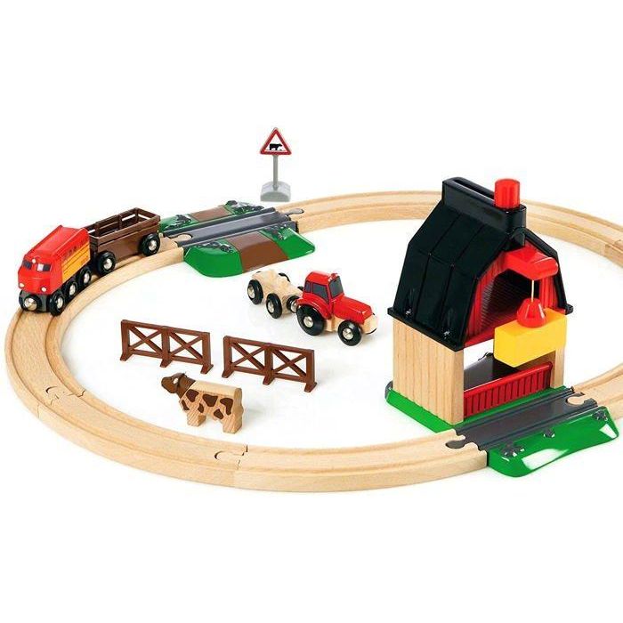 BRIO World 33719 Circuito Agrícola con Tren, Granero, Tractor y Accesorios - Juguete Niños +3 Años 1 BRIO World 33719 Circuito Agrícola con Tren, Granero, Tractor y Accesorios - Juguete Niños +3 Años 1