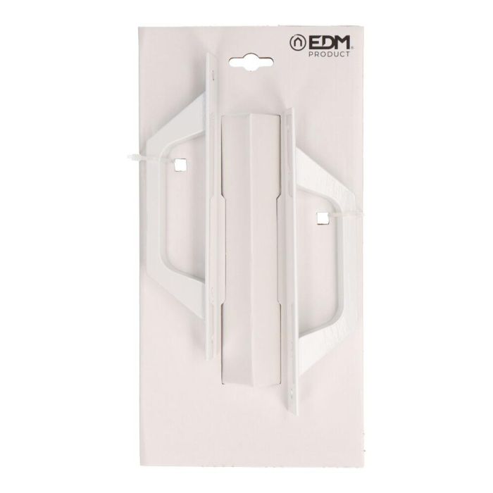 Edm Asa recta 6804 con placa aluminio blanco (2 unidades)