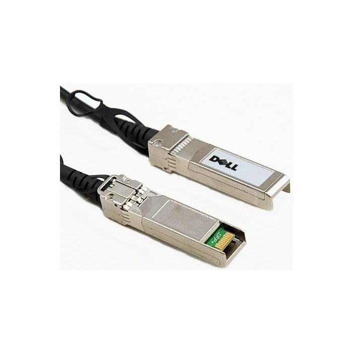 Dell Cable de Red Twinax Cobre Direct Attach SFP+ a SFP+ 10GbE 3 Metros para Conectividad de Alta Velocidad en Redes Dell