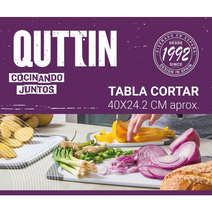 Tabla de cortar bicolor 40x24.2 cm Quttin - Inde (8 Unidades) 9 Tabla de cortar bicolor 40x24.2 cm Quttin - Inde (8 Unidades) 9