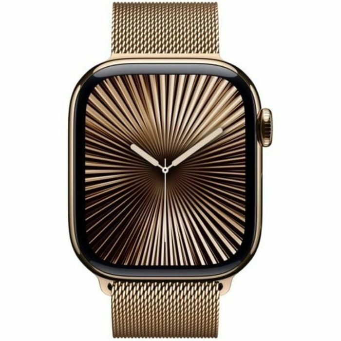 Apple Watch Series 10 GPS + Cellular 42mm Titanio Dorado con Pulsera Milanese Loop Acero Inoxidable Oro 64GB 15 Apple Watch Series 10 GPS + Cellular 42mm Titanio Dorado con Pulsera Milanese Loop Acero Inoxidable Oro 64GB 15