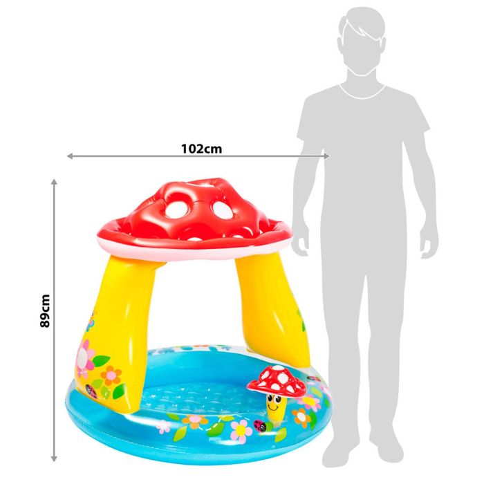 Piscina Bebe Champiñon 102X89Cm 57114 Intex 3 Piscina Bebe Champiñon 102X89Cm 57114 Intex 3