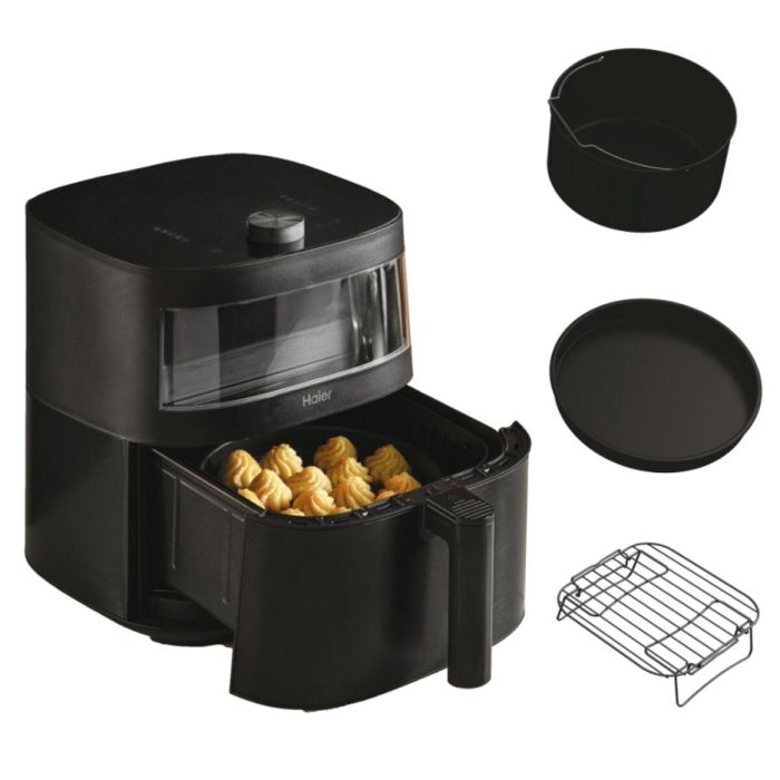 Haier HAF5TWA 011 6,5 L Independiente 2000 W Freidora de aire caliente Negro 2