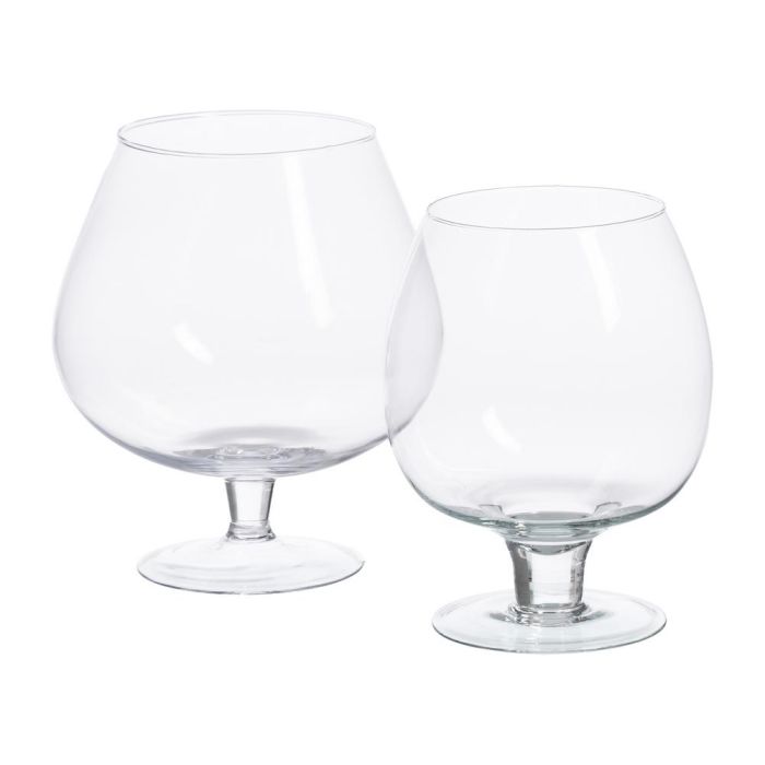 Copa Decoración Transparente Cristal 17 X 17 X 22 cm