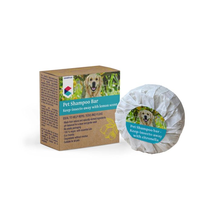 Covetrus Champú Sólido en Barra Repelente de Insectos con Aroma a Citronela