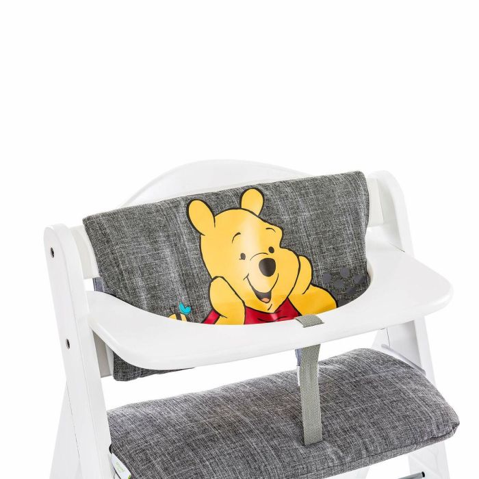 Hauck Cojín para Silla Alta Alpha+ Winnie the Pooh - Acolchado Lavable con Velcro para Bebés desde 6 Meses 1