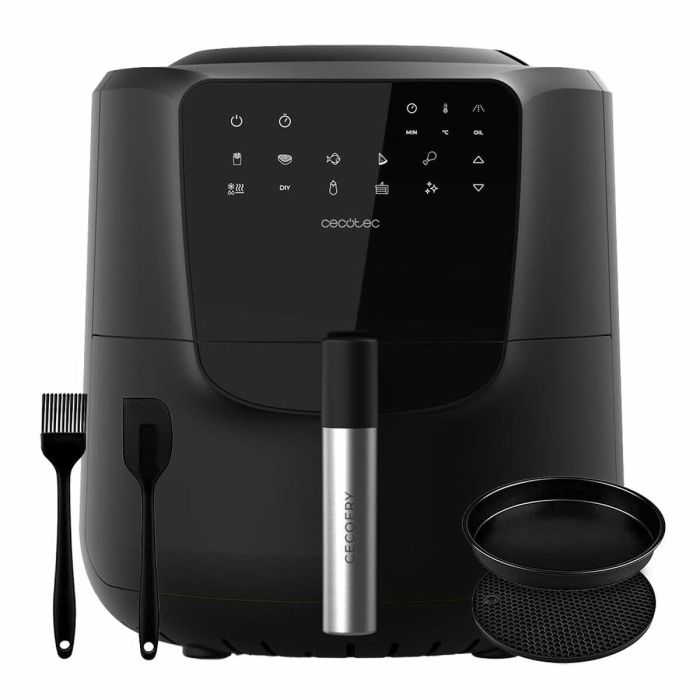 Freidora de Aire Cecotec Cecofry Rain Pack 1550 W 5,5 L Negro 2 Freidora de Aire Cecotec Cecofry Rain Pack 1550 W 5,5 L Negro 2