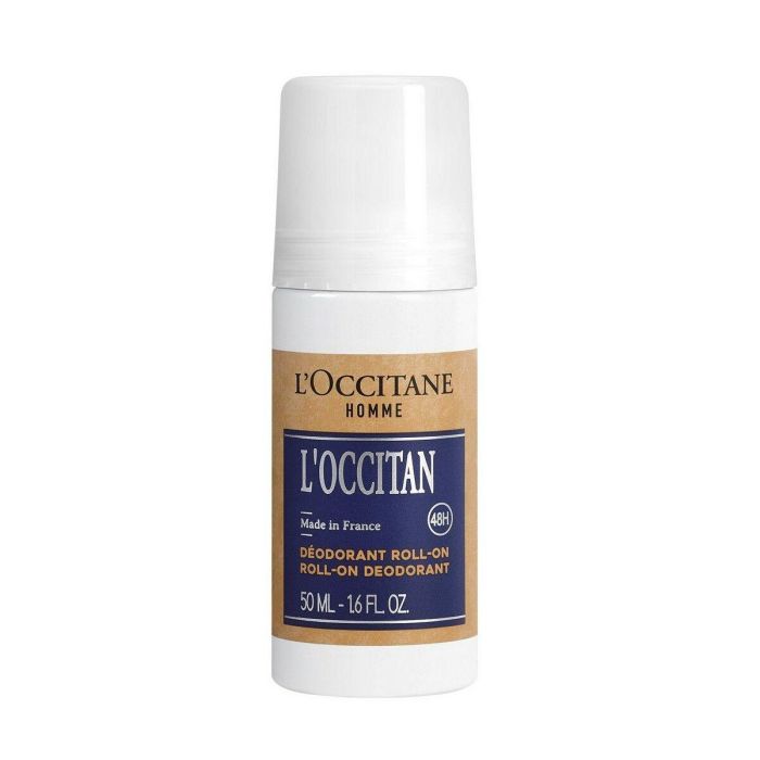 L'Occitane En Provence HOMME Desodorante Roll-On Sin Alcohol, Sin Sales de Aluminio, Protección 48h, Lavanda 50 ml L'Occitane En Provence HOMME Desodorante Roll-On Sin Alcohol, Sin Sales de Aluminio, Protección 48h, Lavanda 50 ml