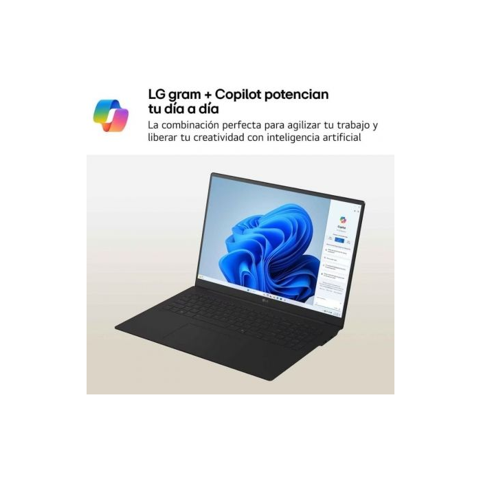 LG Portátil Gram Pro 16Z90TR-E.AD88B Intel Core Ultra 7-255H / 32GB RAM / 1TB SSD / NVIDIA RTX 5050 / 16" WQXGA / Windows 11 1