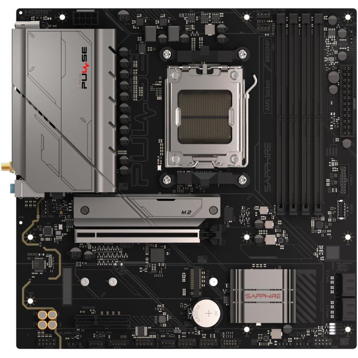 Sapphire AM5 PULSE B850M WiFi Placa Base AMD B850 DDR5 WiFi 6 Bluetooth 5.3 Ethernet 2.5Gb Micro ATX 0 Sapphire AM5 PULSE B850M WiFi Placa Base AMD B850 DDR5 WiFi 6 Bluetooth 5.3 Ethernet 2.5Gb Micro ATX 0