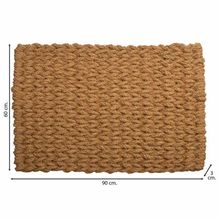 Felpudo Alexandra House Living Natural Fibra de coco 3 x 90 x 60 cm 4