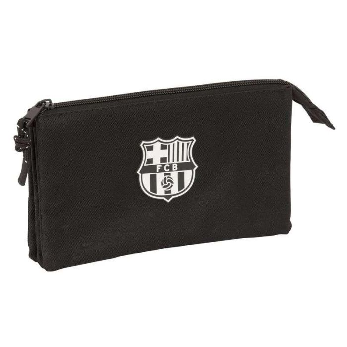Safta Portatodo Triple F.C.Barcelona Chica Negro 22x12x3 cm 3