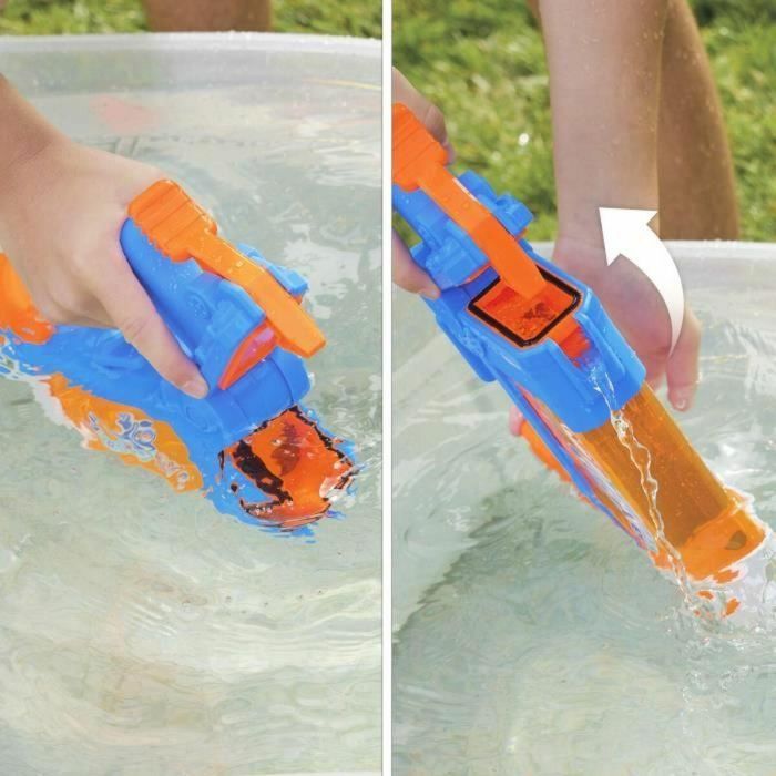 Nerf Super Soaker Flip Fill Lanzador de Agua con 4 Patrones de Disparo y Llenado Rápido, Juguetes para Mayores de 6 Años Nerf Super Soaker Flip Fill Lanzador de Agua con 4 Patrones de Disparo y Llenado Rápido, Juguetes para Mayores de 6 Años