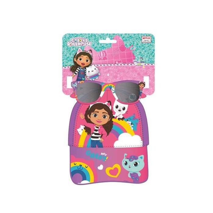 Cerdá Gorra Set Gafas de Sol Gabby's Dollhouse Morada Talla 53 cm Niños 3+ años