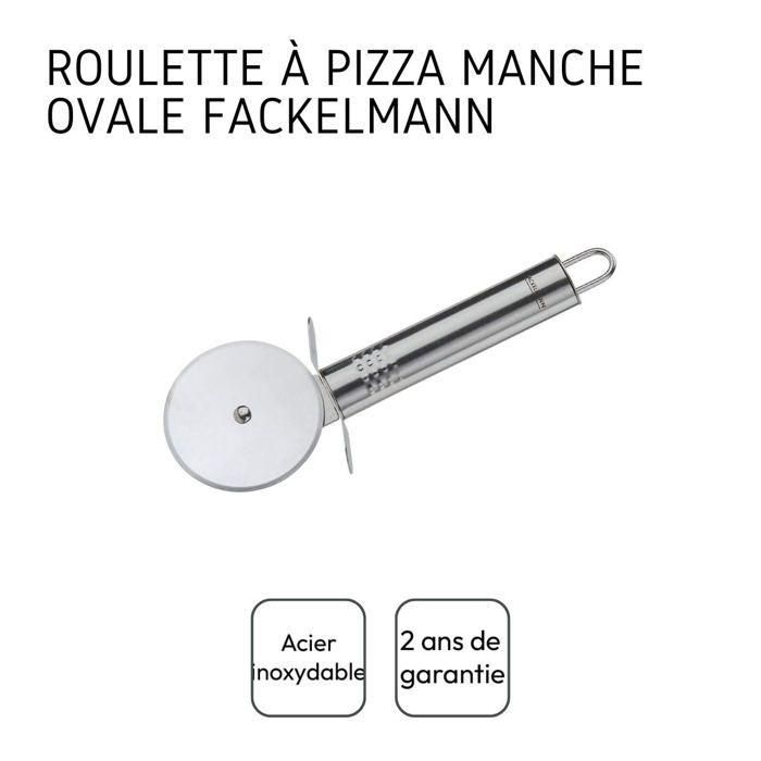 Juego de 2 tablas de madera para pizza y tarta flambeada y cortador de pizza de acero inoxidable - FACKELMANN - 30 cm 4 Juego de 2 tablas de madera para pizza y tarta flambeada y cortador de pizza de acero inoxidable - FACKELMANN - 30 cm 4
