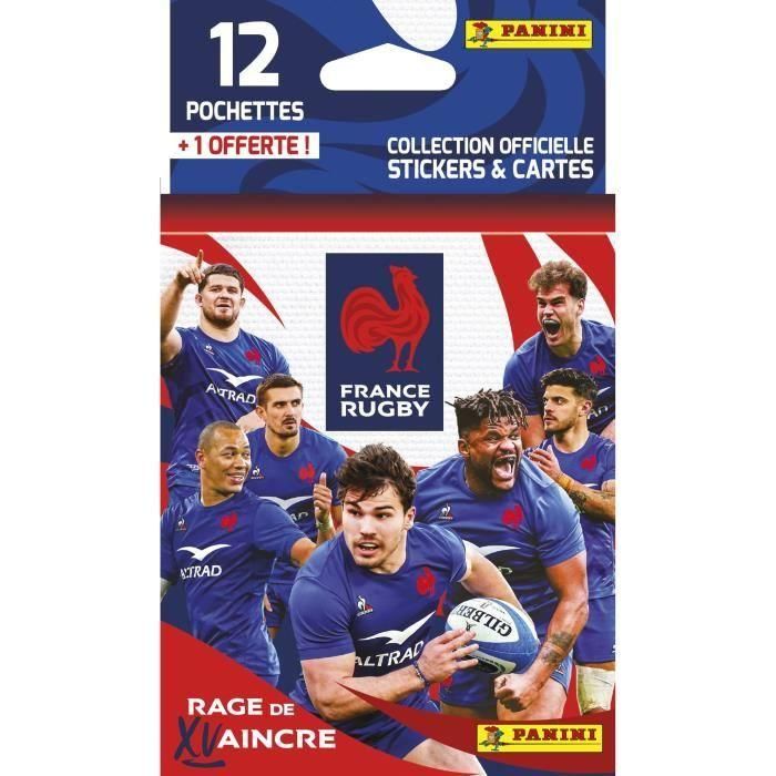 Blíster 12+1 bolsitas PANINI - RUGBY EDF